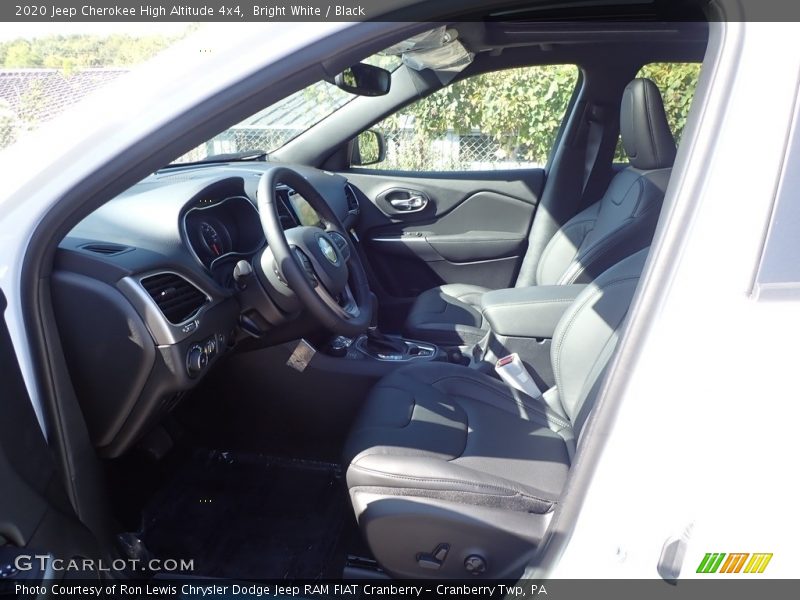 Bright White / Black 2020 Jeep Cherokee High Altitude 4x4