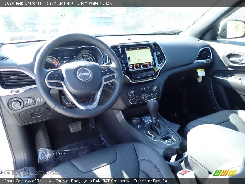 Bright White / Black 2020 Jeep Cherokee High Altitude 4x4