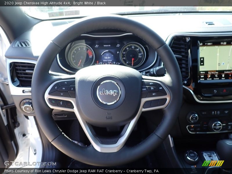 Bright White / Black 2020 Jeep Cherokee High Altitude 4x4