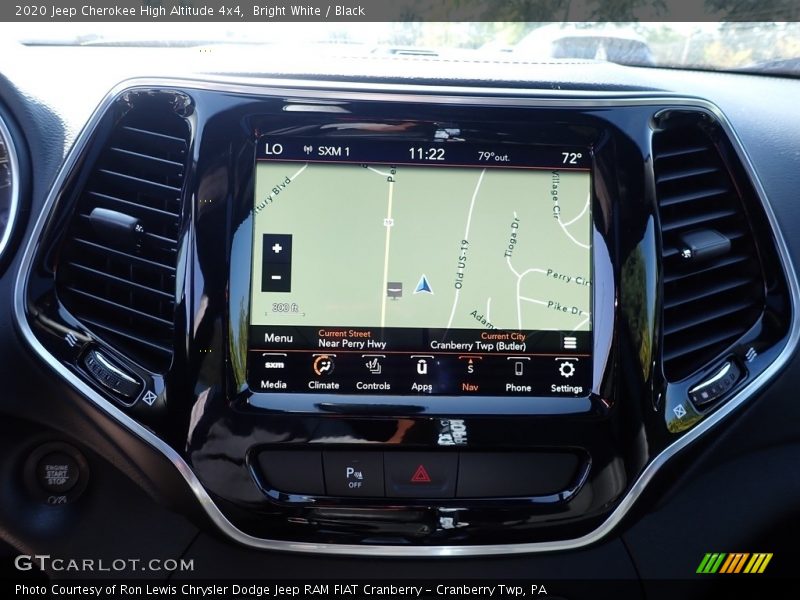 Bright White / Black 2020 Jeep Cherokee High Altitude 4x4