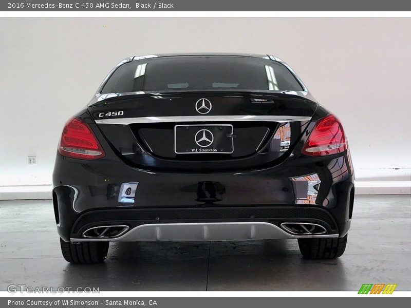 Black / Black 2016 Mercedes-Benz C 450 AMG Sedan