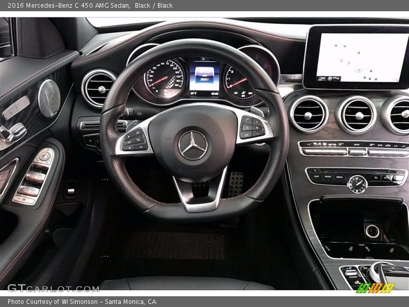 Black / Black 2016 Mercedes-Benz C 450 AMG Sedan
