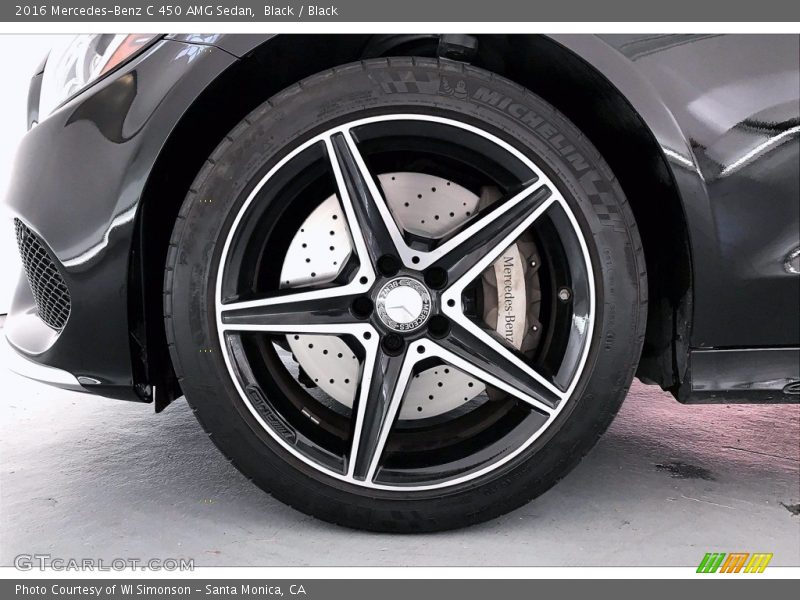 Black / Black 2016 Mercedes-Benz C 450 AMG Sedan
