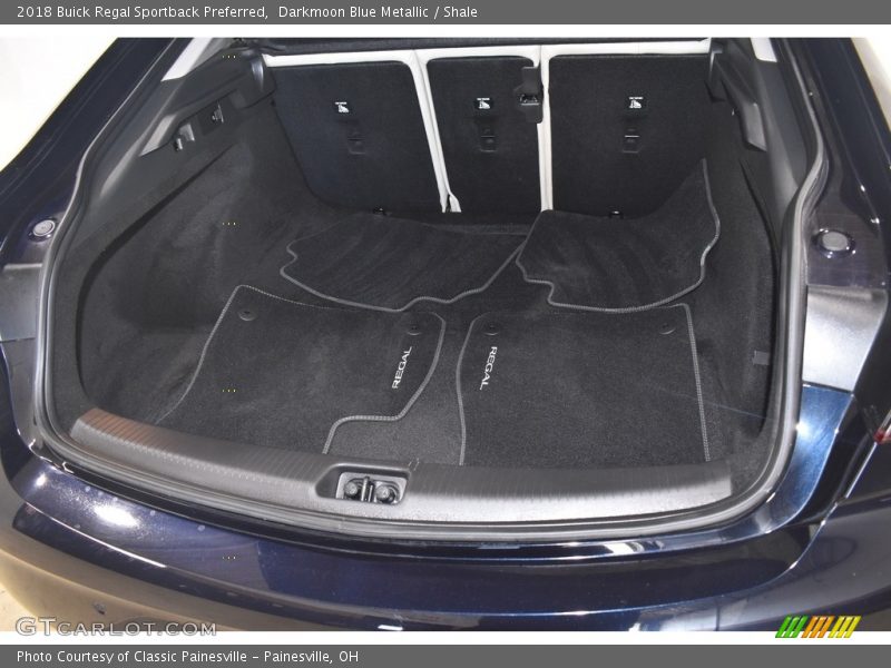 Darkmoon Blue Metallic / Shale 2018 Buick Regal Sportback Preferred