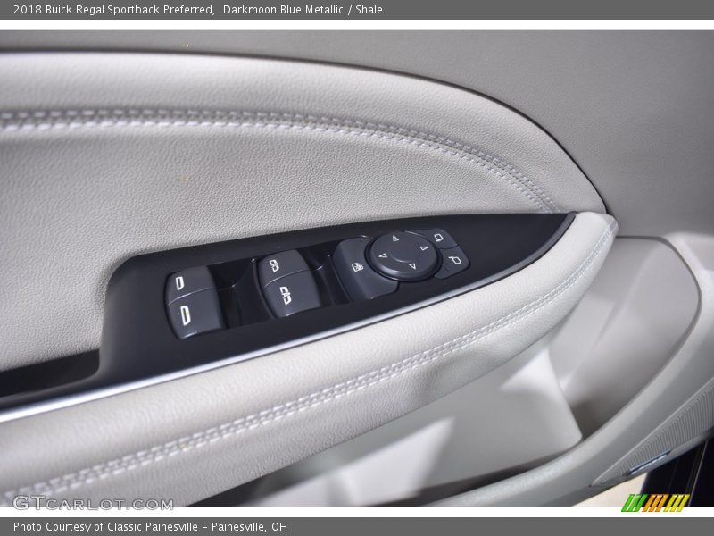Darkmoon Blue Metallic / Shale 2018 Buick Regal Sportback Preferred