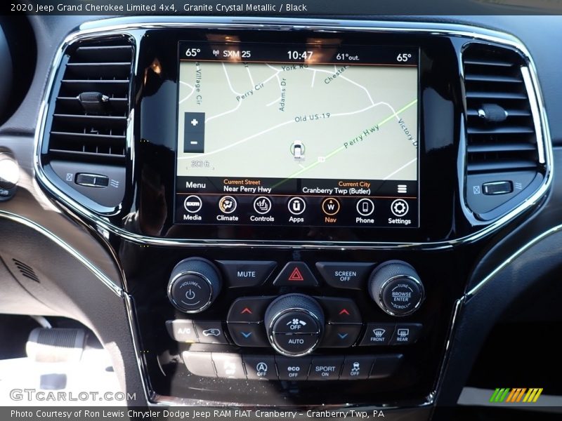 Granite Crystal Metallic / Black 2020 Jeep Grand Cherokee Limited 4x4