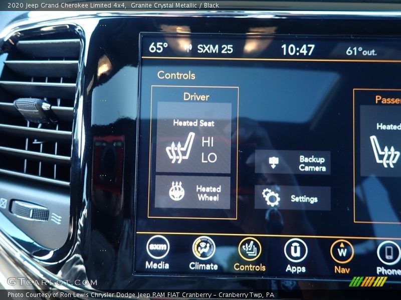 Granite Crystal Metallic / Black 2020 Jeep Grand Cherokee Limited 4x4