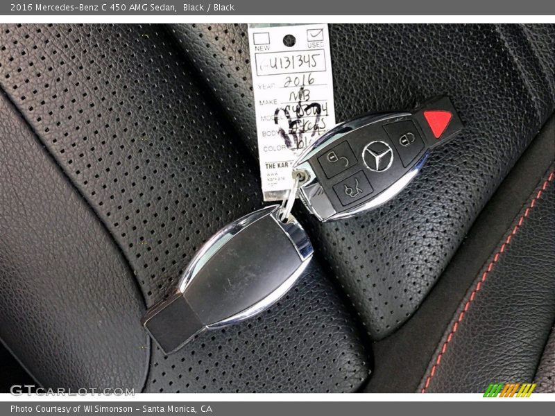 Black / Black 2016 Mercedes-Benz C 450 AMG Sedan