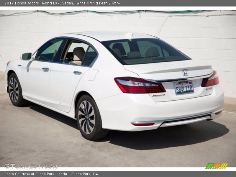 White Orchid Pearl / Ivory 2017 Honda Accord Hybrid EX-L Sedan