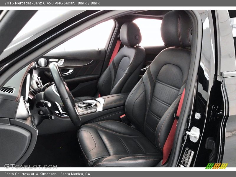 Black / Black 2016 Mercedes-Benz C 450 AMG Sedan