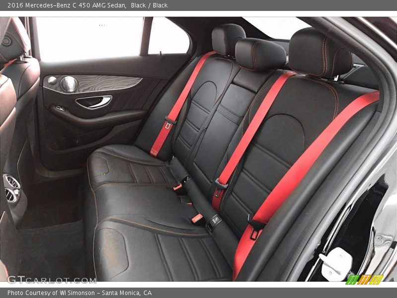 Black / Black 2016 Mercedes-Benz C 450 AMG Sedan