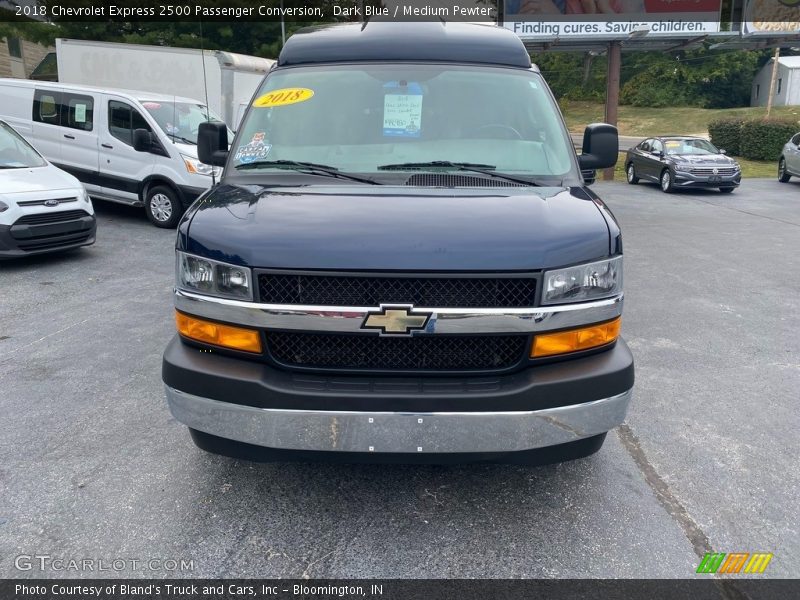 Dark Blue / Medium Pewter 2018 Chevrolet Express 2500 Passenger Conversion