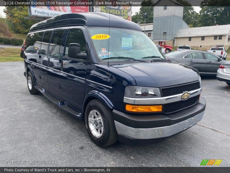 Dark Blue / Medium Pewter 2018 Chevrolet Express 2500 Passenger Conversion