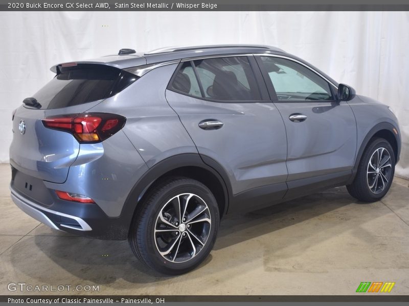 Satin Steel Metallic / Whisper Beige 2020 Buick Encore GX Select AWD