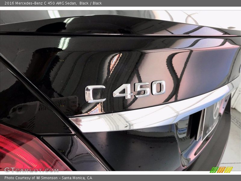 Black / Black 2016 Mercedes-Benz C 450 AMG Sedan