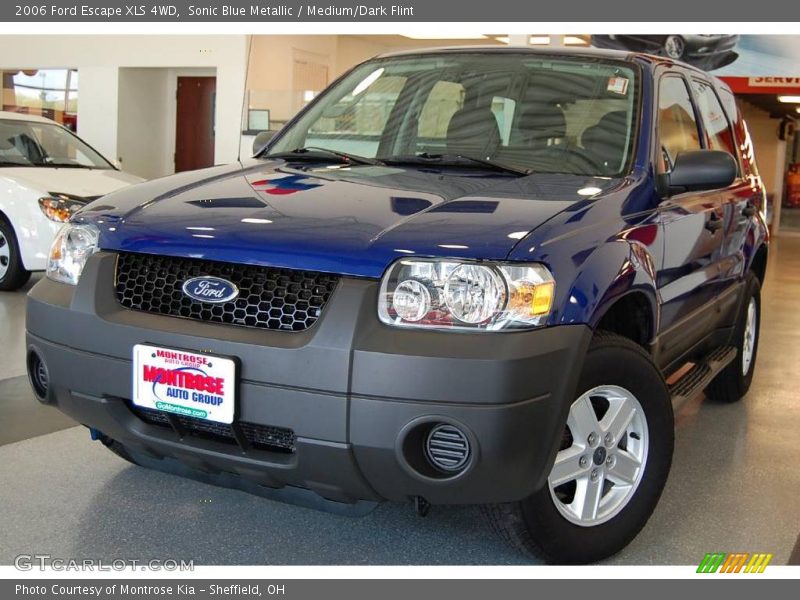 Sonic Blue Metallic / Medium/Dark Flint 2006 Ford Escape XLS 4WD
