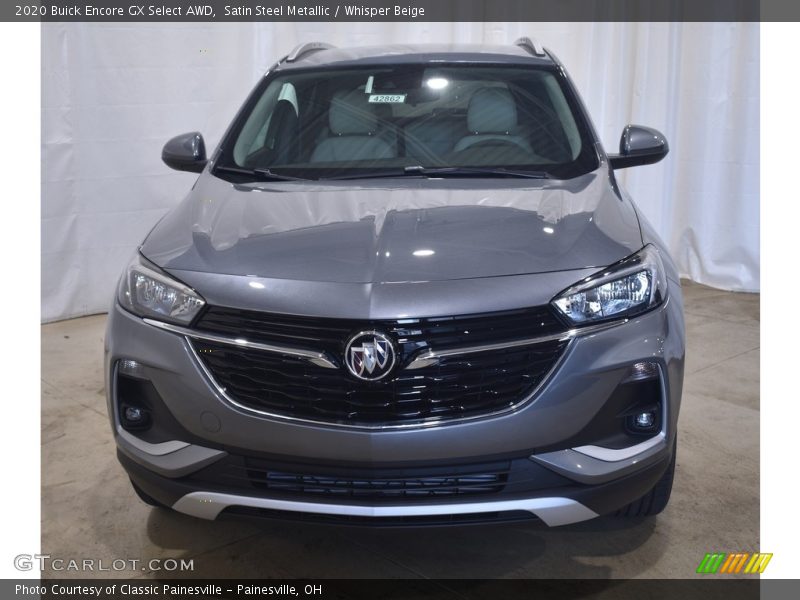 Satin Steel Metallic / Whisper Beige 2020 Buick Encore GX Select AWD