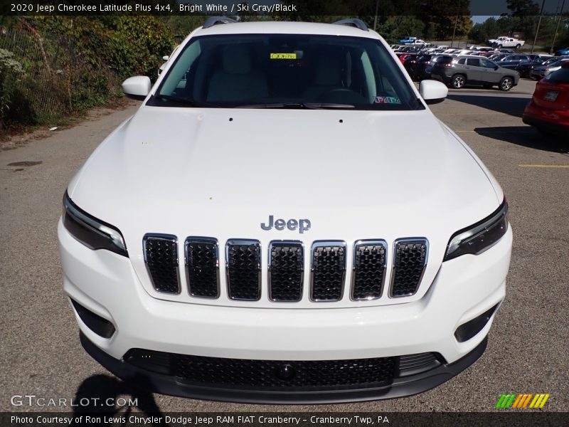 Bright White / Ski Gray/Black 2020 Jeep Cherokee Latitude Plus 4x4