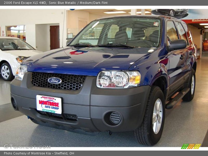 Sonic Blue Metallic / Medium/Dark Flint 2006 Ford Escape XLS 4WD
