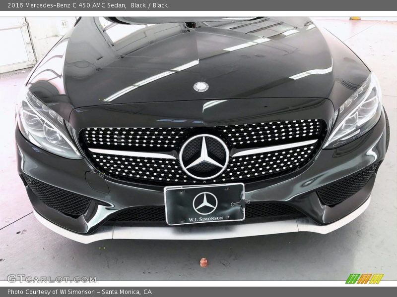 Black / Black 2016 Mercedes-Benz C 450 AMG Sedan