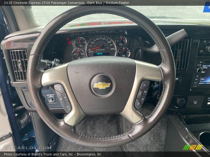 Dark Blue / Medium Pewter 2018 Chevrolet Express 2500 Passenger Conversion