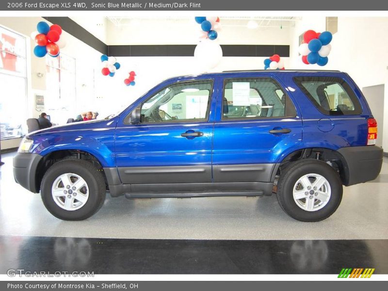 Sonic Blue Metallic / Medium/Dark Flint 2006 Ford Escape XLS 4WD