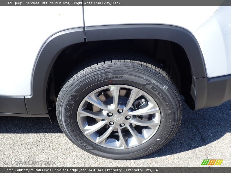 Bright White / Ski Gray/Black 2020 Jeep Cherokee Latitude Plus 4x4