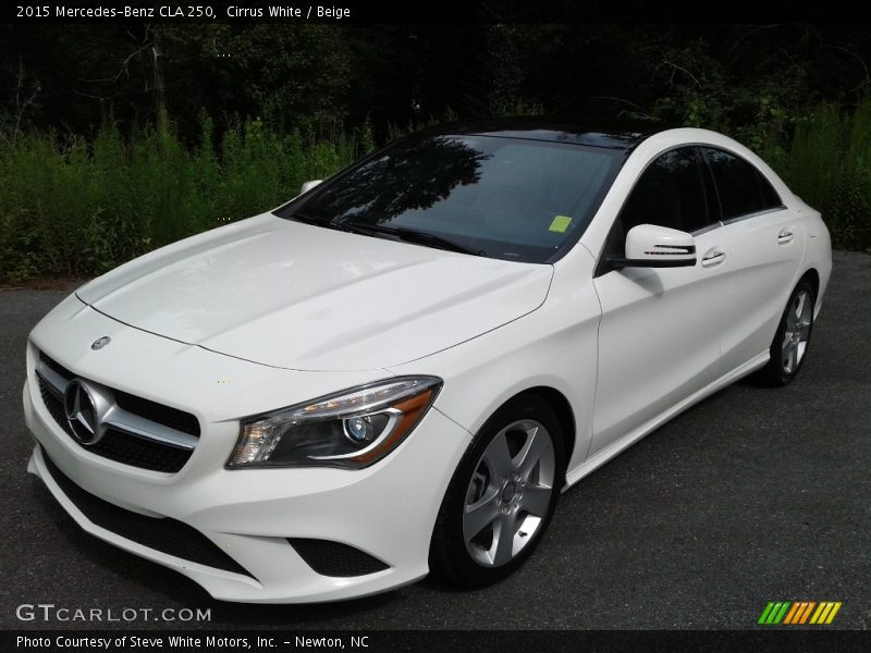 Cirrus White / Beige 2015 Mercedes-Benz CLA 250