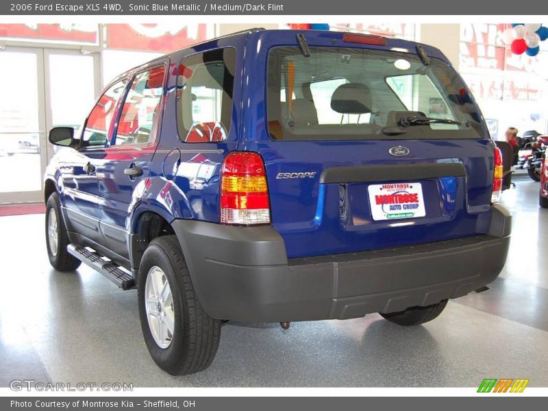 Sonic Blue Metallic / Medium/Dark Flint 2006 Ford Escape XLS 4WD