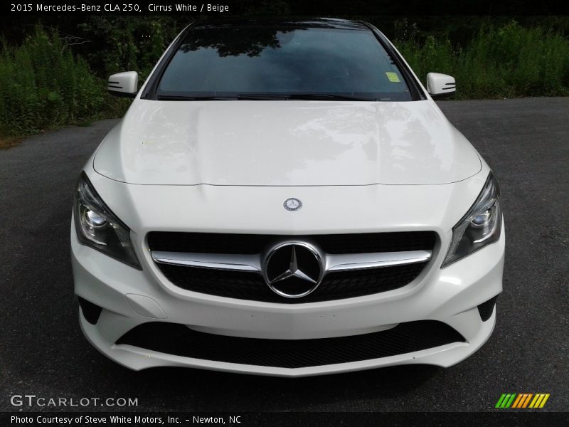 Cirrus White / Beige 2015 Mercedes-Benz CLA 250