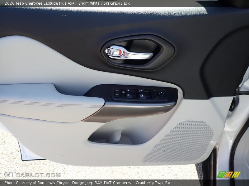 Bright White / Ski Gray/Black 2020 Jeep Cherokee Latitude Plus 4x4