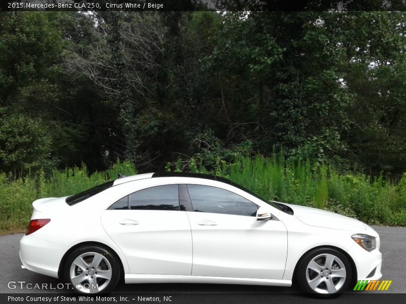 Cirrus White / Beige 2015 Mercedes-Benz CLA 250