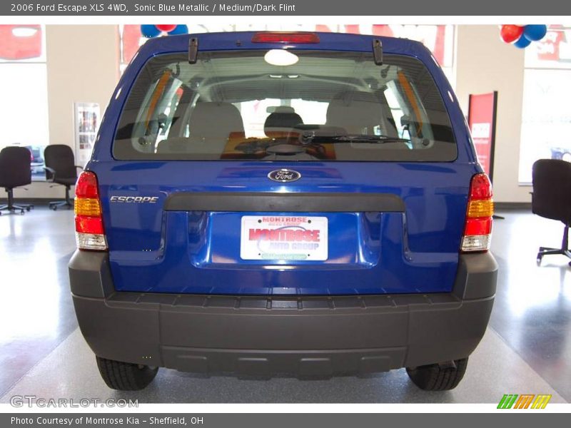 Sonic Blue Metallic / Medium/Dark Flint 2006 Ford Escape XLS 4WD