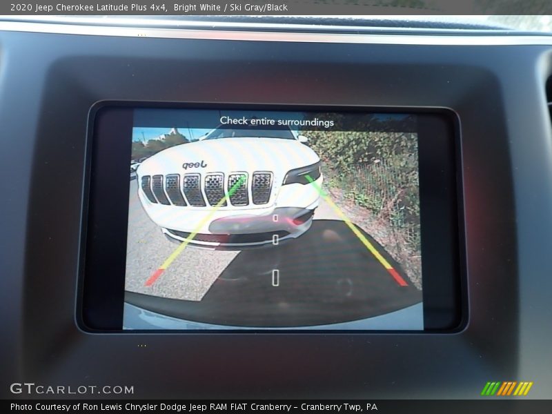 Bright White / Ski Gray/Black 2020 Jeep Cherokee Latitude Plus 4x4