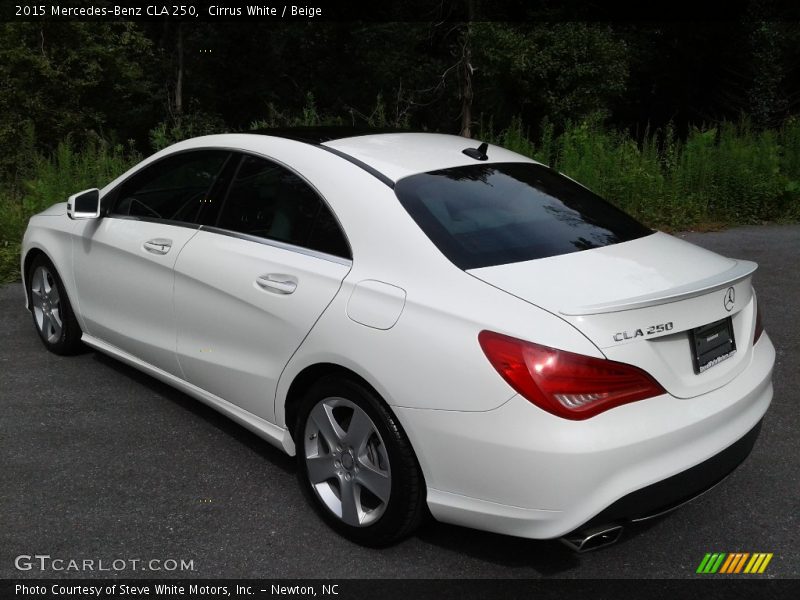 Cirrus White / Beige 2015 Mercedes-Benz CLA 250