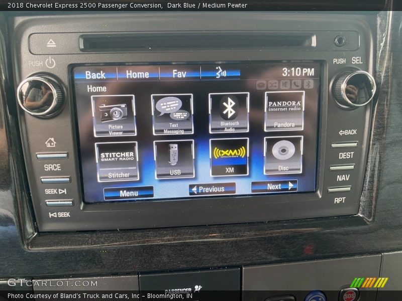 Dark Blue / Medium Pewter 2018 Chevrolet Express 2500 Passenger Conversion