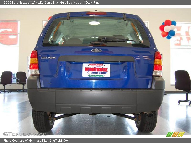 Sonic Blue Metallic / Medium/Dark Flint 2006 Ford Escape XLS 4WD