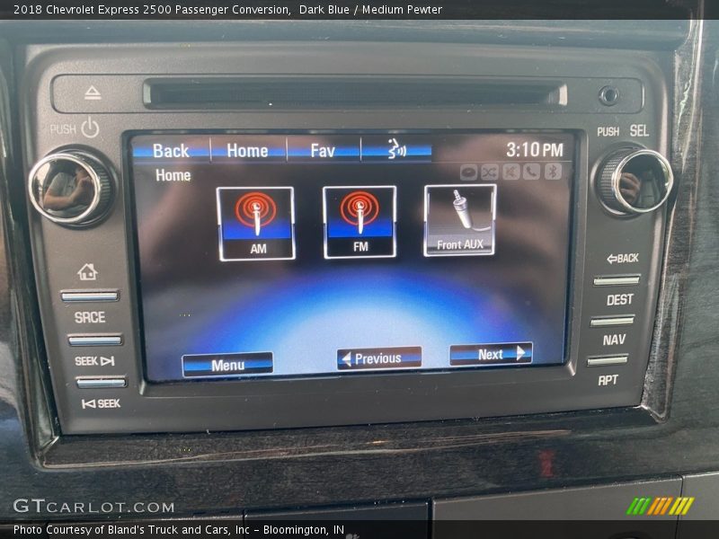 Dark Blue / Medium Pewter 2018 Chevrolet Express 2500 Passenger Conversion