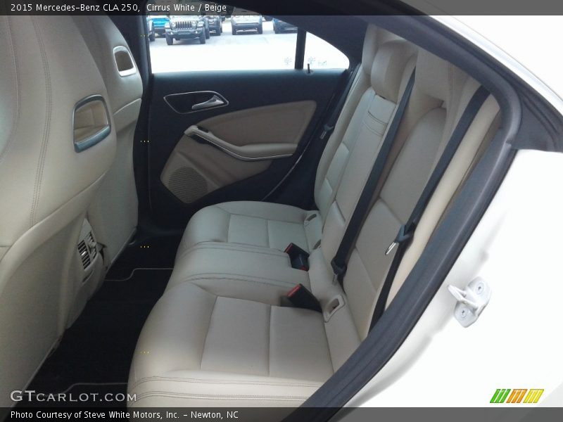 Cirrus White / Beige 2015 Mercedes-Benz CLA 250