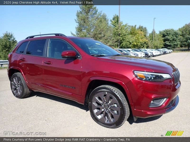 Velvet Red Pearl / Black 2020 Jeep Cherokee High Altitude 4x4