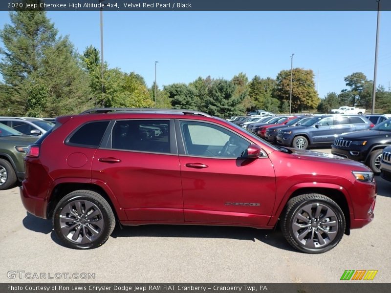 Velvet Red Pearl / Black 2020 Jeep Cherokee High Altitude 4x4