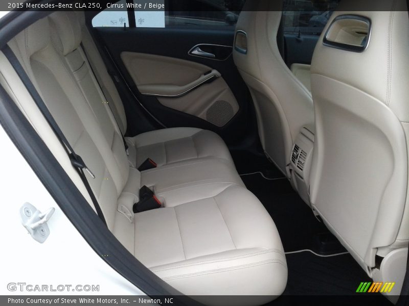 Cirrus White / Beige 2015 Mercedes-Benz CLA 250