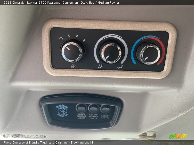 Dark Blue / Medium Pewter 2018 Chevrolet Express 2500 Passenger Conversion