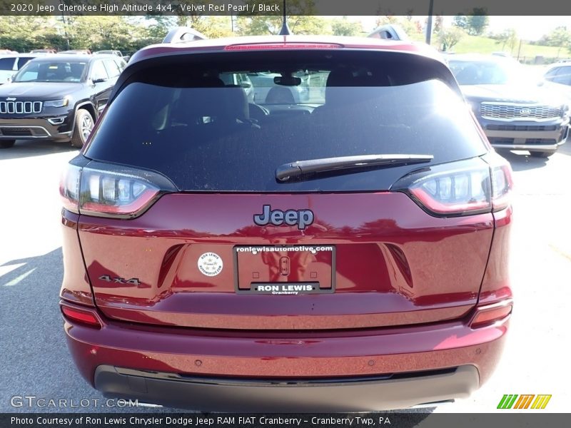 Velvet Red Pearl / Black 2020 Jeep Cherokee High Altitude 4x4