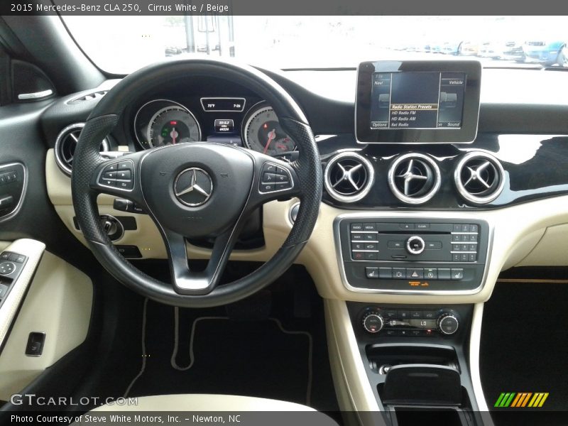 Cirrus White / Beige 2015 Mercedes-Benz CLA 250