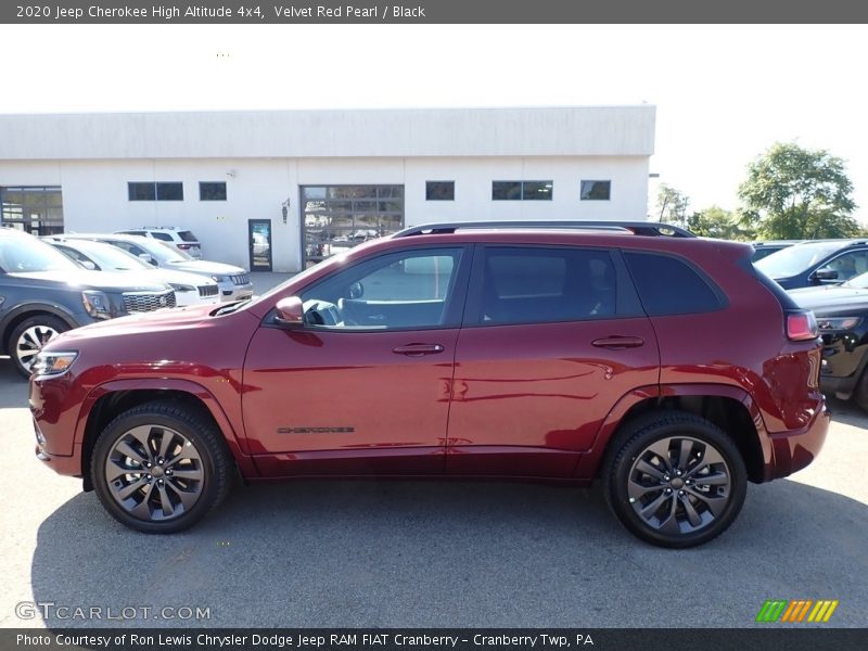 Velvet Red Pearl / Black 2020 Jeep Cherokee High Altitude 4x4