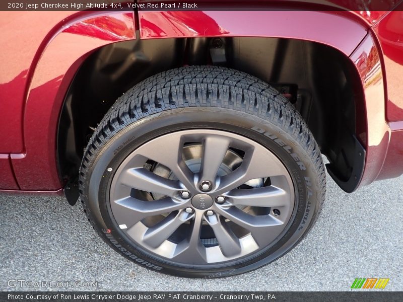 Velvet Red Pearl / Black 2020 Jeep Cherokee High Altitude 4x4