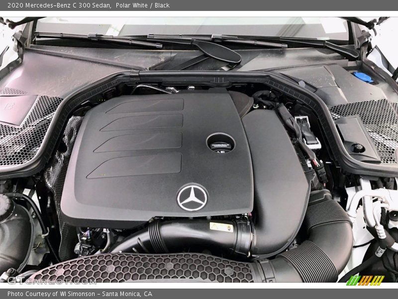 Polar White / Black 2020 Mercedes-Benz C 300 Sedan