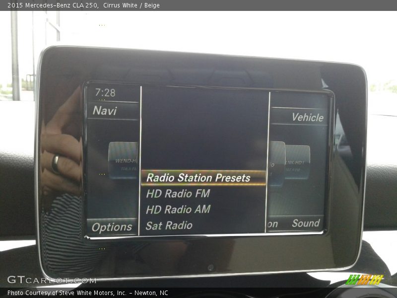 Cirrus White / Beige 2015 Mercedes-Benz CLA 250