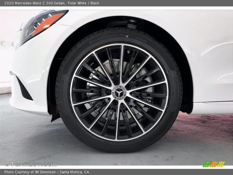 Polar White / Black 2020 Mercedes-Benz C 300 Sedan